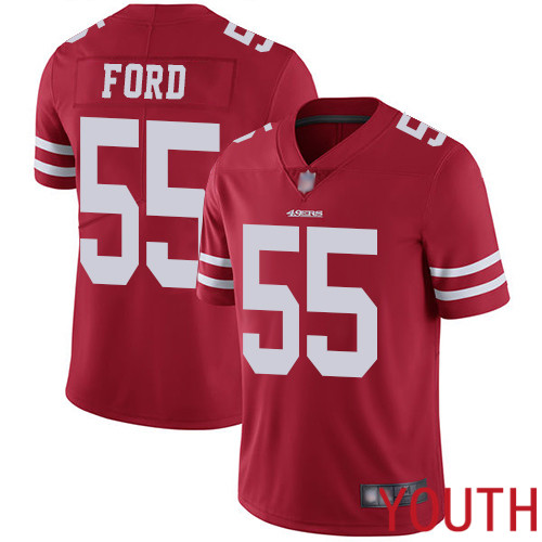 San Francisco 49ers Limited Red Youth Dee Ford Home NFL Jersey 55 Vapor Untouchable